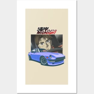 Wangan Midnight Asakura Akio's Devil Z Posters and Art